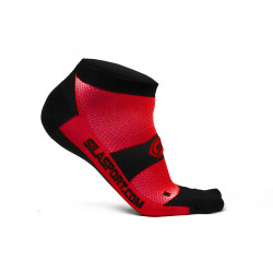 CHAUSSETTES TECHNICS SILA - Mi-hautes ROUGE / NOIR