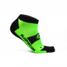 SOCQUETTES TECHNICS SILA - VERT FLUO / NOIR