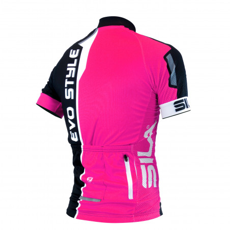 MAILLOT SILA EVO STYLE ROSE - Manches courtes