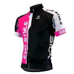 MAILLOT SILA EVO STYLE ROSE - Manches courtes