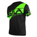 MAILLOT RUNNING HOMME - SILA FLUO STYLE 3 VERT - Manches courtes