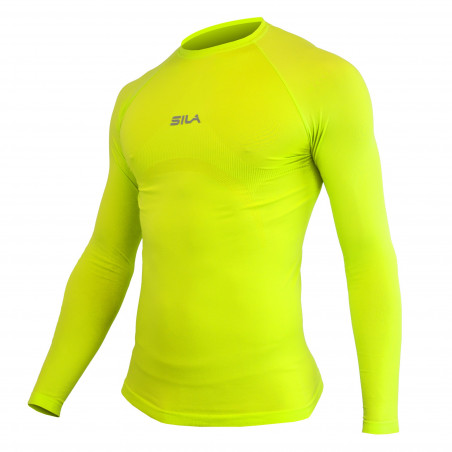 Maillot Underwear SILA PRIME Lime Punch Manches longues