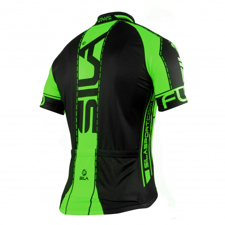 MAILLOT FLUO STYLE 3 ROSE Manches courtes