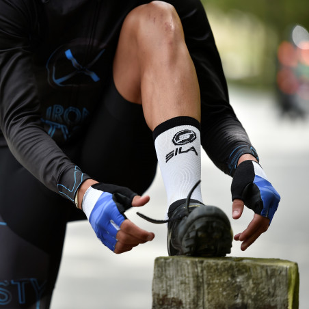 SOCKS TECHNICS SILA - BLUE / BLACK