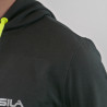 SWEAT À CAPUCHE SILA PRIME NOIR/JAUNE FLUO