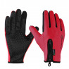 GANTS LONG MTB ROCKBROS - ZIP THERMIQUE Rouge