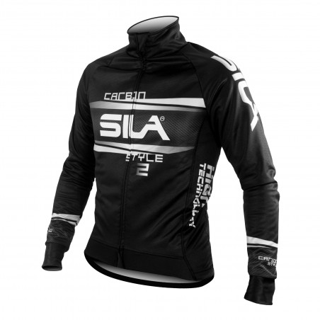 VESTE THERMIQUE HIVER SILA CARBON STYLE 2 - BLANC