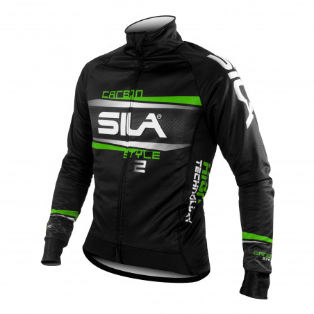 VESTE THERMIQUE HIVER SILA CARBON STYLE 2 - VERT