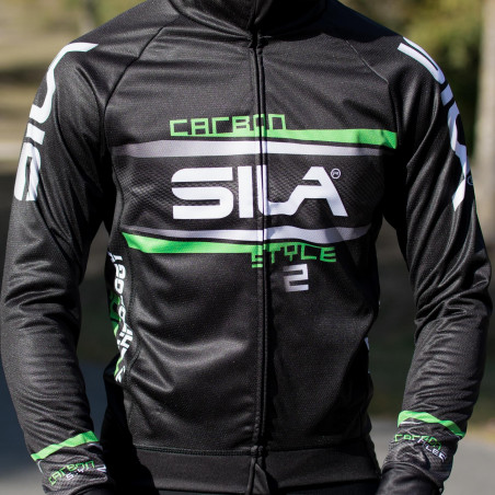 VESTE THERMIQUE HIVER SILA CARBON STYLE 2 - VERT