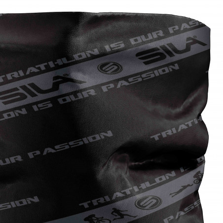 BANDANA TOUR DE COU multifonction SILA - Triathlon Passion Noir / Anthracite