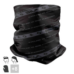 BANDANA NECK multifunction SILA - CYCLING PASSION BLACK