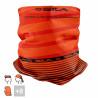 BANDANA NECK multifunction SILA - SS CREATIVITY ORANGE/BLACK