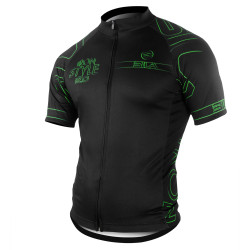 MAILLOT SILA IRON STYLE 2.0 VERT - Manches Courtes
