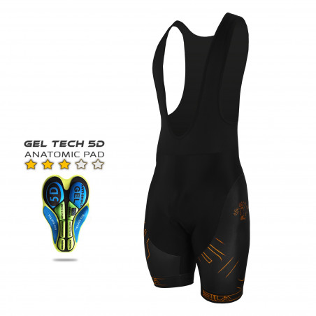 CYCLING BIB SHORT SILA IRON STYLE 2.0 - ORANGE