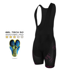 CYCLING BIB SHORT SILA IRON STYLE 2.0 - PINK