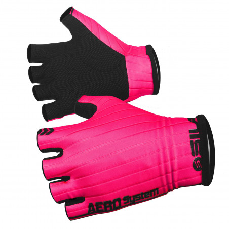 PRO AERO SHORT GLOVES SILA - PINK FLUO