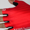 PRO AERO SHORT GLOVES SILA - RED