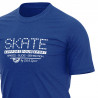 T-SHIRT SILA SKATE SUPPORT BLEU