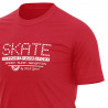 T-SHIRT SILA SKATE SUPPORT ROUGE