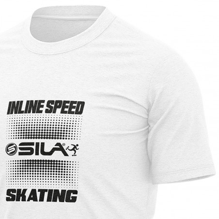 T-SHIRT SILA INLINE SPEED SKATING BLANC