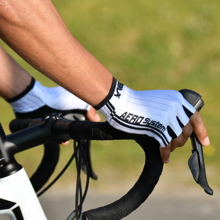 PRO AERO SHORT GLOVES SILA - WHITE