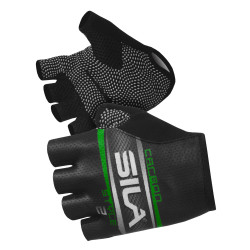 SHORT GLOVES SILA - CARBON STYLE 2 GREEN