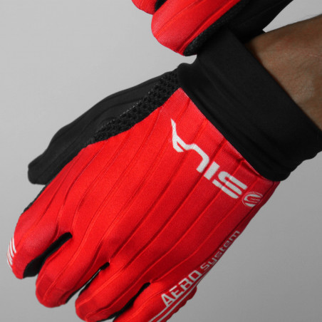 GANTS LONGS PRO AERO SILA - ROUGE