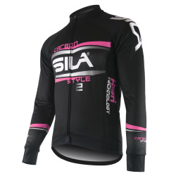 MAILLOT / VESTE MI-SAISON SILA CARBON STYLE 2 - ROSE