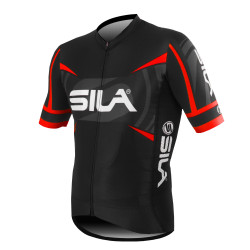 MAILLOT PRO RACE SILA TEAM - ROUGE - Mc