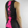 DÉBARDEUR RUNNING FEMME - SILA FLUO STYLE 3 ROSE