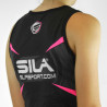 DÉBARDEUR RUNNING FEMME - PRO ULTRALIGHT - SILA TEAM - ROSE FLUO