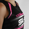 RUNNING WOMAN SLEEVELESS JERSEY SILA CARBON STYLE 2 - PINK