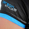RUNNING WOMAN JERSEY SILA CARBON STYLE 2 - BLUE - Ss