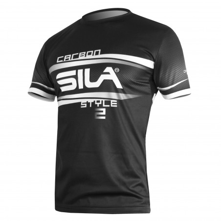 RUNNING MAN JERSEY SILA CARBON STYLE 2 - WHITE - Ss