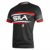 MAILLOT RUNNING HOMME - SILA CARBON STYLE 2 - ROUGE - Mc