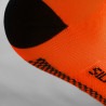 CHAUSSETTES RACING SILA - Mi-hautes ORANGE FLUO / NOIR