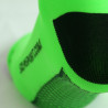 CHAUSSETTES RACING SILA - Mi-hautes VERT FLUO / NOIR