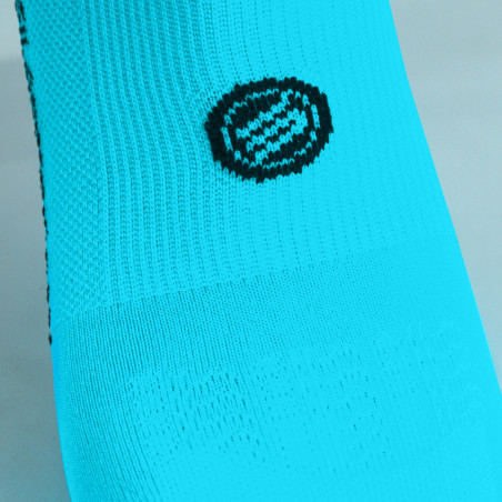 CHAUSSETTES RACING SILA - Mi-hautes BLEU / NOIR