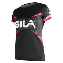 JERSEY WOMAN RUNNING PRO ULTRALIGHT - SILA TEAM -PINK- Ss