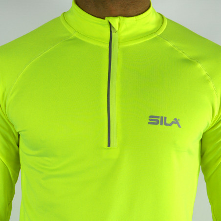MAILLOT RUNNING - SILA PRIME NOIR - Manches longues