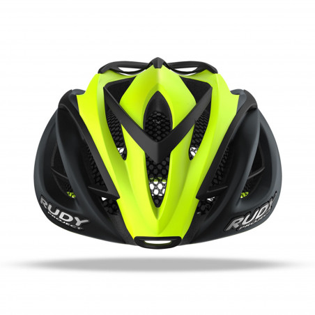 HELMET RUDY PROJECT RACEMASTER - BLACK MATTE / YELLOW FLUO