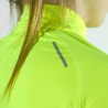 MAILLOT RUNNING FEMME - SILA PRIME JAUNE FLUO - Manches longues