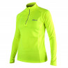 MAILLOT RUNNING FEMME - SILA PRIME JAUNE FLUO - Manches longues