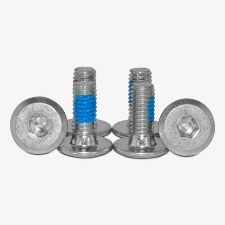KIT DE VIS longues platine  (4 pcs)