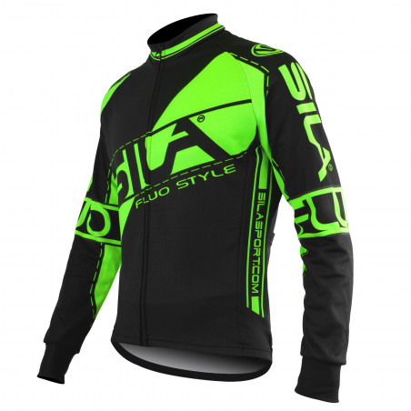 MAILLOT / VESTE MI-SAISON SILA FLUO STYLE 3 VERT