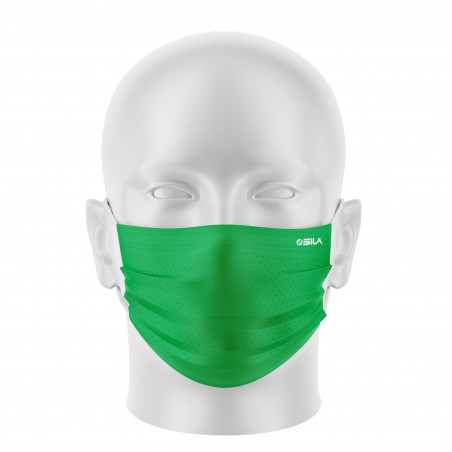 LOT Masques de Protection PRIME Vert - Réutilisable et lavable