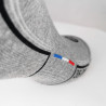 CHAUSSETTES COMFORT SILA - Courtes GRIS / NOIR