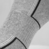 CHAUSSETTES COMFORT SILA - Courtes GRIS / NOIR