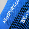 CHAUSSETTES RACING SILA - Mi-hautes BLEU ROYAL / NOIR