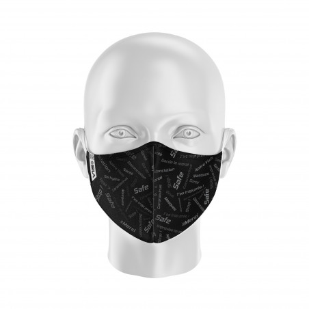 Masque de Protection SILA SAFE NOIR - Réutilisable et lavable